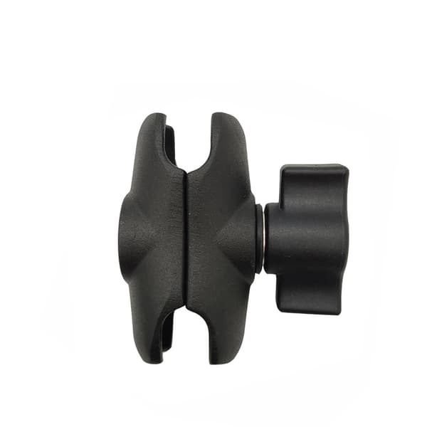 INF Koblingsstang av aluminiumslegering, 6 cm justerbar brakettholder for telefonfeste Sort0
