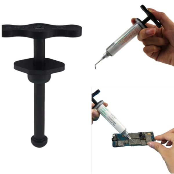 INF Aluminiumlegerings loddepasta dispenser, loddefluks trykkbooster 0