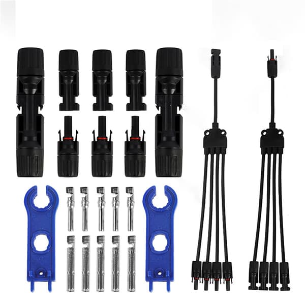 INF MC4Y 5-suuntainen haaraliitin - 1000V-30A - musta