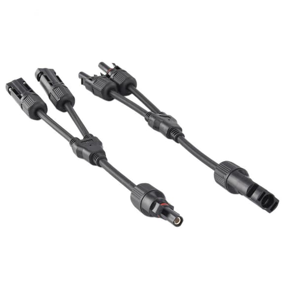INF MC4Y haaraliitin - 1000V-30A - musta 0
