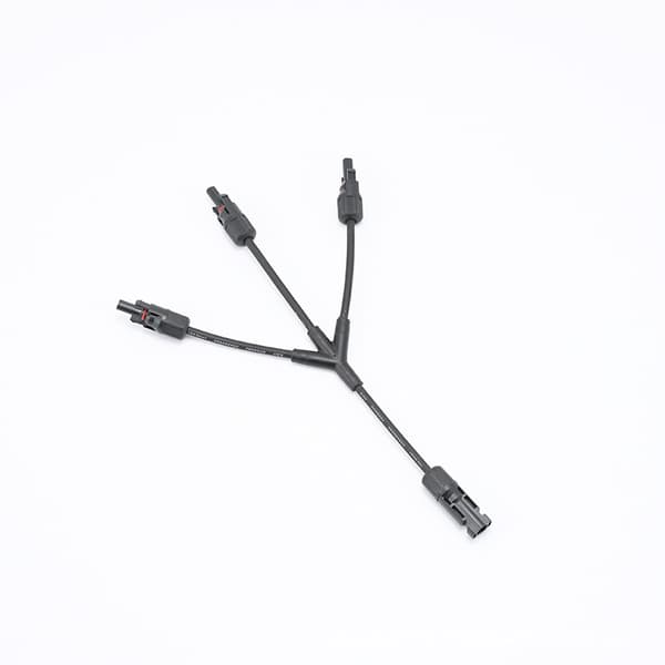 INF MC4Y haaraliitin - 1000V-30A - musta 0