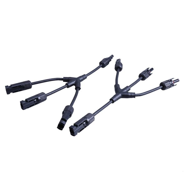 INF MC4Y haaraliitin - 1000V-30A - musta 0