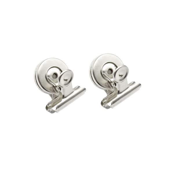 INF Sæt med 10 magnetiske metalclips til fotos, noter og mere