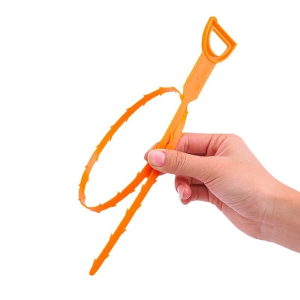 INF Effektiv Avloppsrensare för Hårtvättställ och Avlopp - 52cm 2 Pack