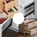 Miniatyrbilde 3 av 5: INF 45 mm sorte skuffer 20 tommer (500 mm) 3-folds full forlengelse