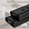 Miniatyrbilde 5 av 5: INF 45 mm sorte skuffer 20 tommer (500 mm) 3-folds full forlengelse