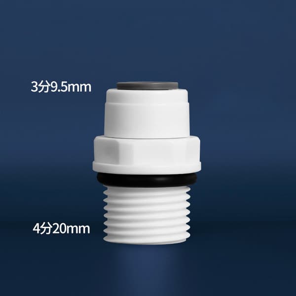 INF 10 stk Quick Connector Sæt - 1/2" hangevind til 3/8" Push Fit (med O-ring)