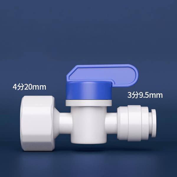 INF 10 stk lynkoblingssæt - 1/2" indvendig gevind til 1/4" push-fit kugleventil