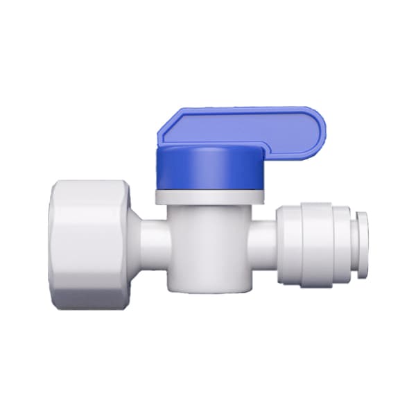 INF 10 stk lynkoblingssæt - 1/2" indvendig gevind til 1/4" push-fit kugleventil