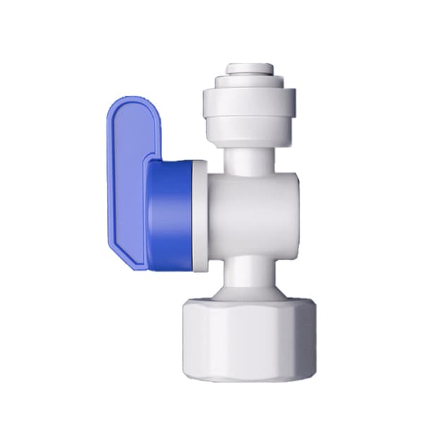 INF 10 stk hurtigkoblingssett - 1/2" utvendig gjenge til 1/4" hurtigkobling kuleventil