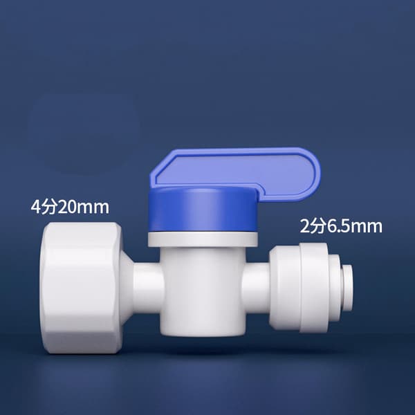 INF 10 stk hurtigkoblingssett - 1/2" utvendig gjenge til 1/4" hurtigkobling kuleventil