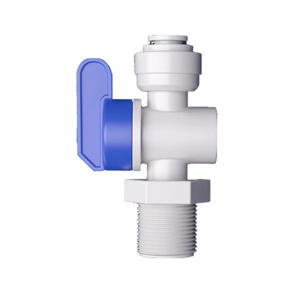 INF 10 stk hurtigkoblingssett - 1/2" utvendig gjenge til 3/8" push-fit kuleventil