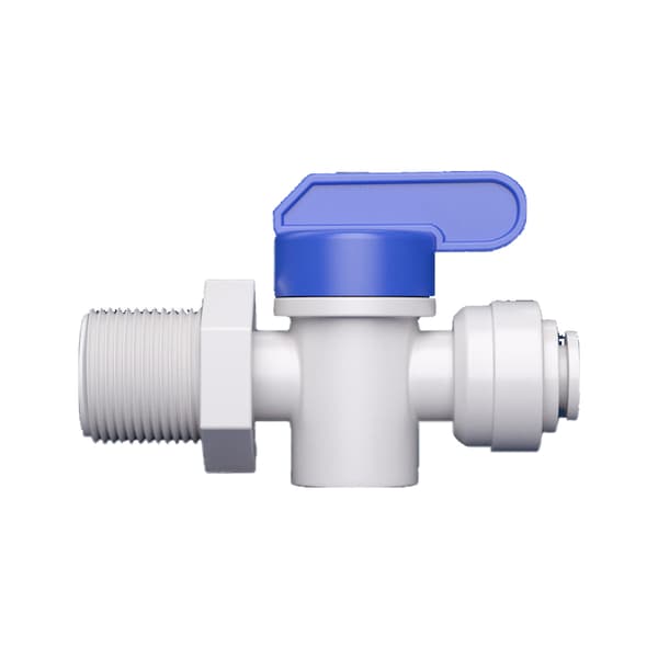 INF 10 stk hurtigkoblingssett - 1/2" utvendig gjenge til 3/8" push-fit kuleventil