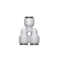 Miniatyrbillede 1 af 4: INF 10 stk 1/4" Y-formet trevejsstik til vandrenser