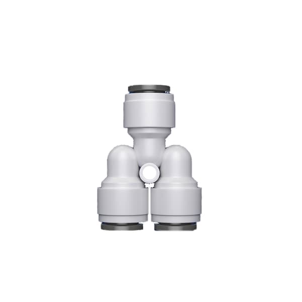 INF 10 stk 1/4" Y-formet treveis kontakt for vannrenser