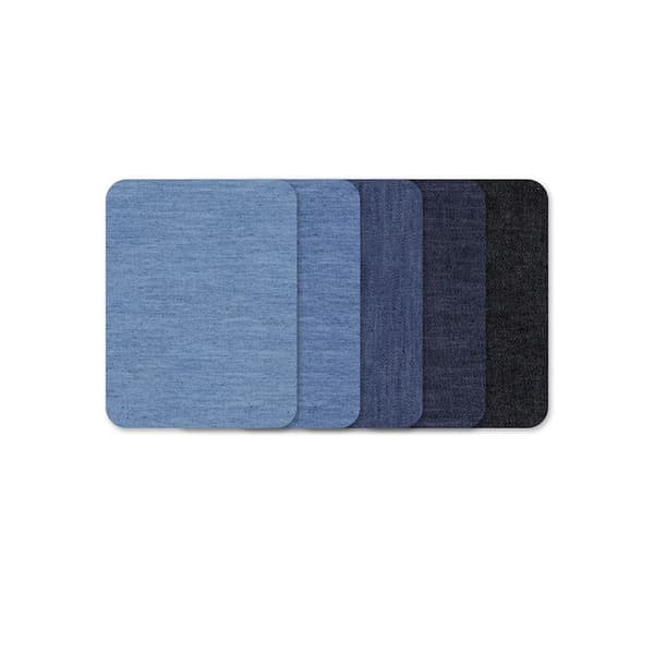 INF Denimlappar på järn, broderade plåster rectangle