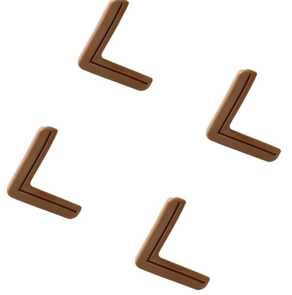 INF Sikkerhetshjørnebeskyttere, kantbeskyttere for møbler (4-pack)