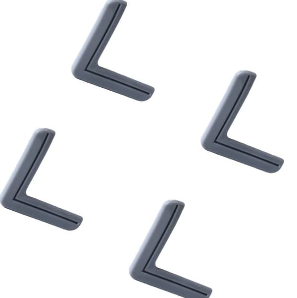 INF Sikkerhetshjørnebeskyttere, kantbeskyttere for møbler (4-pack)