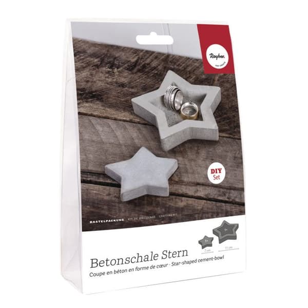 Kit betongform stjärnformad
