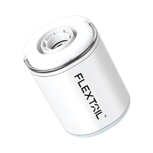 Bærbar 3-i-1 luftpumpe Flextail Tiny Pump 2X (hvid)