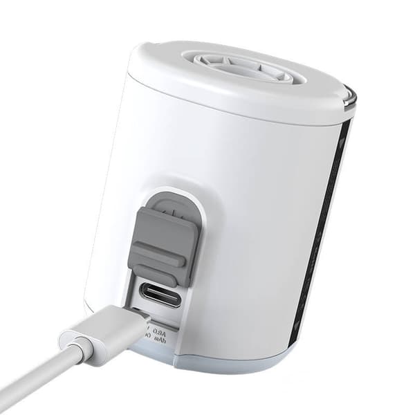 Bærbar 3-i-1 luftpumpe Flextail Tiny Pump 2X (hvid)
