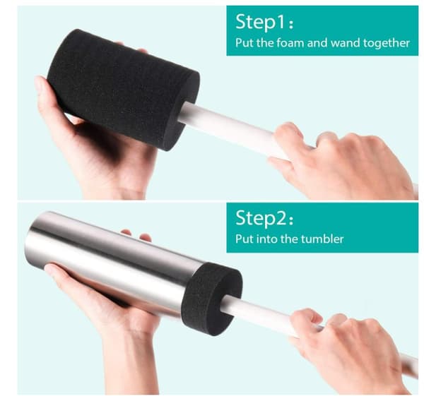 INF 8-Pack Tumbler Turner Foam Wraps 120x90x19mm til Crafts Tumblers