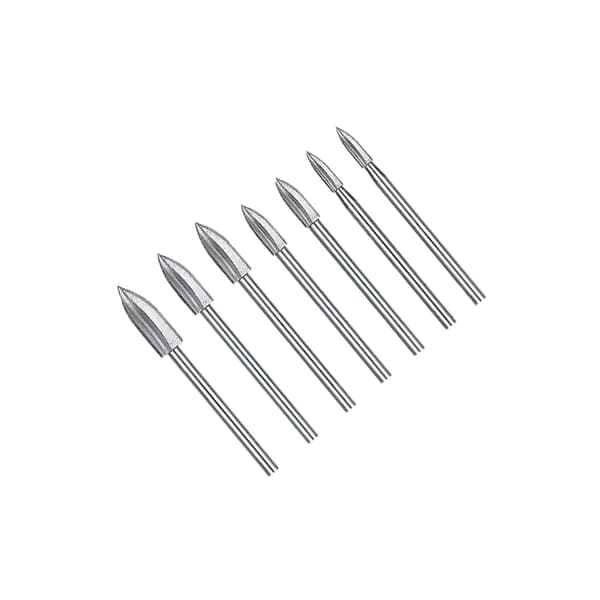 INF Graveringsborsett - 6 mm skaft (sett med 7)