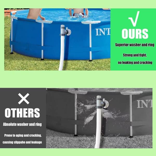 INF Gummipackningar för Intex Poolstolpar, 2-pack