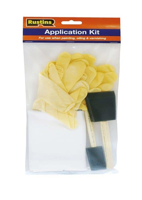 Rustins handverktygspaket - APPACK - Appliceringssats (handskar, trasor och skumborstar), blandning