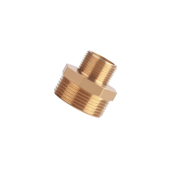 INF Messing Reduktionsfitting 6 mm til 1,2 tommer