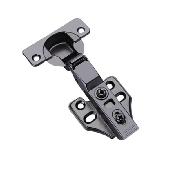 INF Gunmetal Small Angle Soft Close Cabinet Hinge (2-Pack)