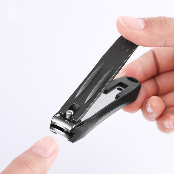 INF Stor Titanium Sort Negleklipper
