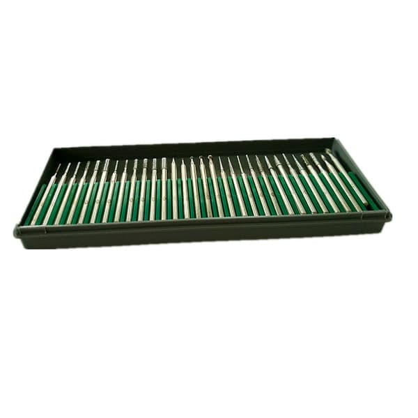 30 st diamantfräsar för nagelborr 2,35 mm skaft