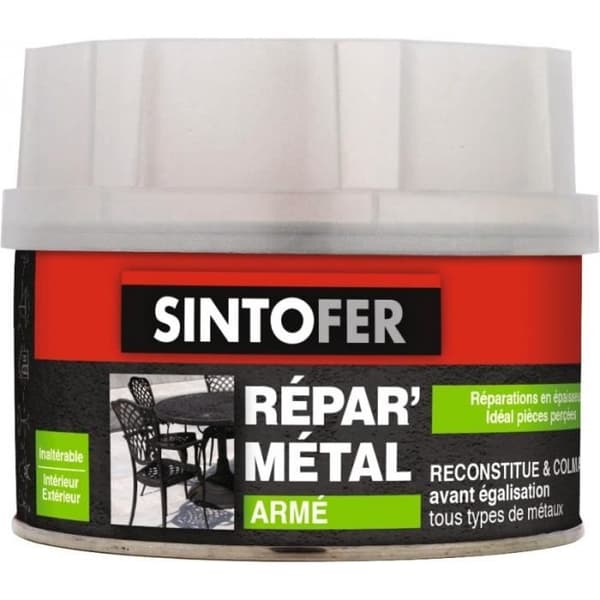 Reparerar förstärkt metall sintoferlåda 500 ml