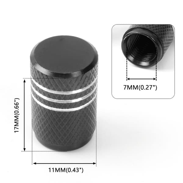 INF Tesla Model 3 X Y S Tubeless Tire Valve Stem Caps