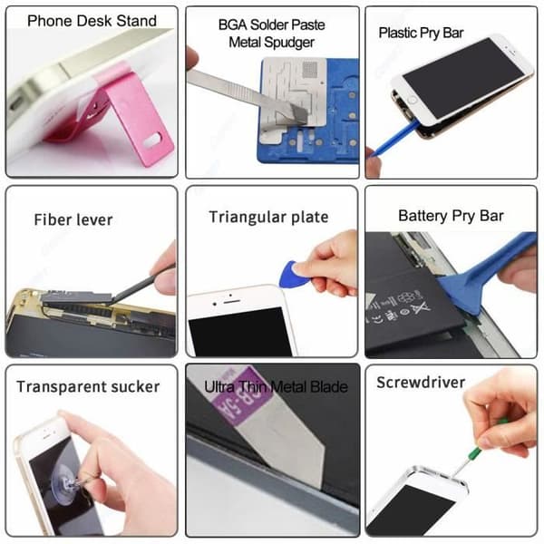 25 i 1 reparationsverktygssats för Macbook Air Pro Tablet-mobiltelefon AIHONTAI