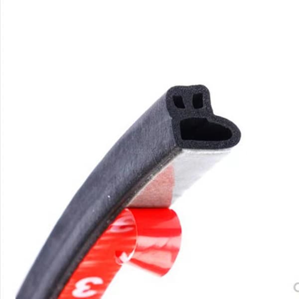 INF Auton oven tiivistelista - B-muoto 5 reikää (10x8mm) 5 metriä