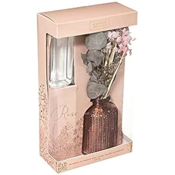 Diffusor med torkade rosa blommor och jasmin 100 ml - BORCAM - Diverse modeller