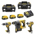 Miniatyrbild 1 av 6: Paket med 3 DEWALT DCK368P3T 18V Li-Ion-verktyg (3 x 5,0 Ah)