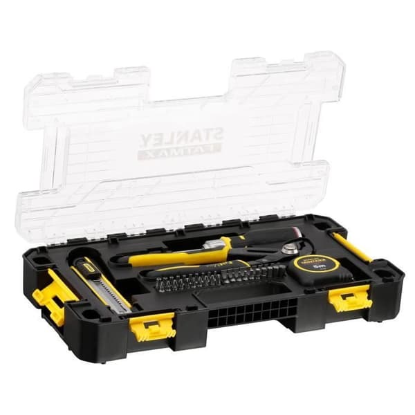 STANLEY FATMAX Stakbox L Multi-Compo Box - 44 delar - Blandade verktyg