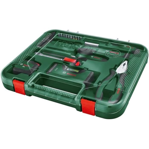 Bosch 17-delad "Universal" handverktygssats (mångsidig reparationsverktygssats för hemmabruk)