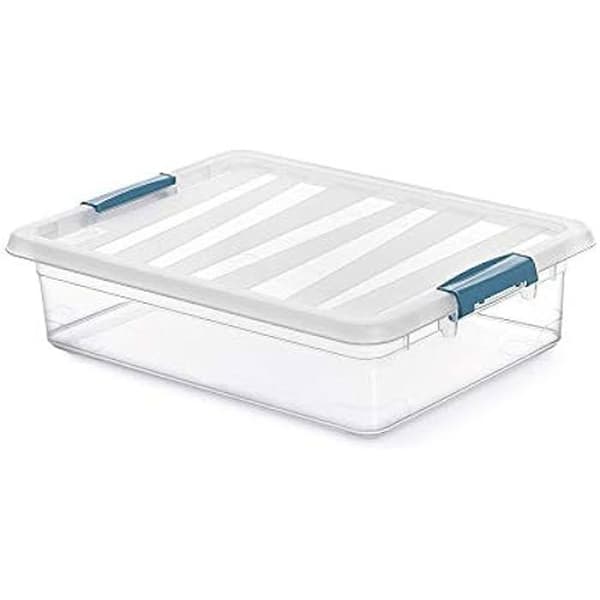 Förvaringslåda - DOMOPAK LIVING - Katla - Transparent - 8L - 39x29x10,5 cm
