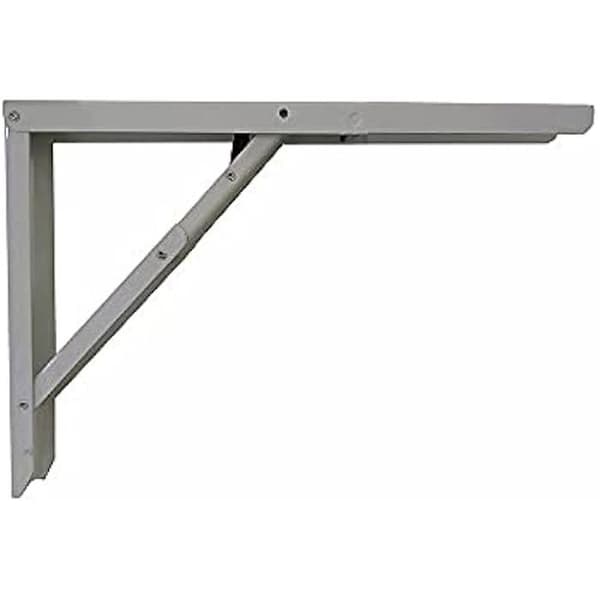 Vikbar stålfyrkant - EDM - Silver - 30 x 40 cm - Hög motståndskraft - 2 enheter