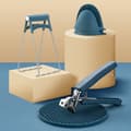 Miniatyrbillede 1 af 4: INF Silikone skålholder sæt med håndtag