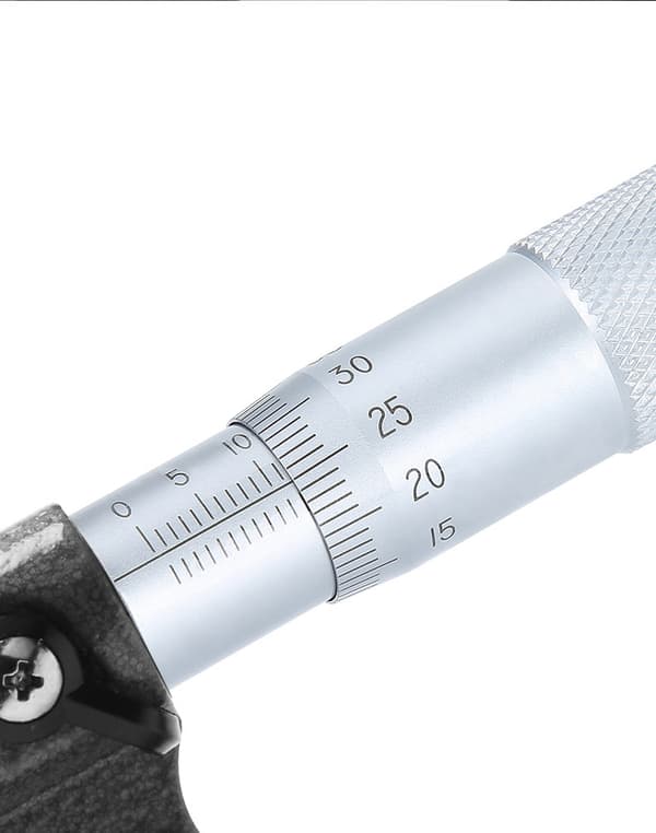 INF 4-5 tommer ekstern mikrometer, U-formet, sort