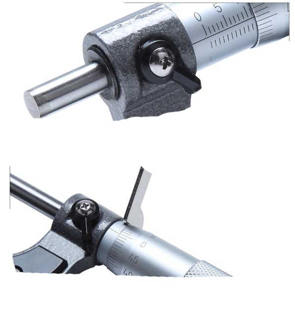 INF Presisjon 0-1 tommers utvendig mikrometer, U-formet, 0,001 tommers gradering