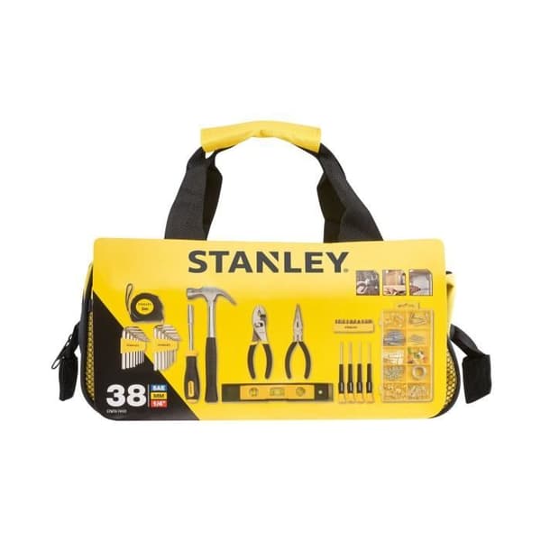 Verktygslåda - STANLEY - STMT0-74101 - 38 delar - Metall - Svart