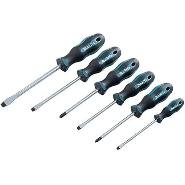 Skruvmejsel - Makita - E-10506 - Tvåfärgad handtag - Magnetisk spets - Perfekt passform