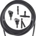 Miniatyrbilde 4 av 4: INF Spylerdyse-sett - 2 dyser, koblinger og 3 m slange for Chrysler Dodge Jeep Ram