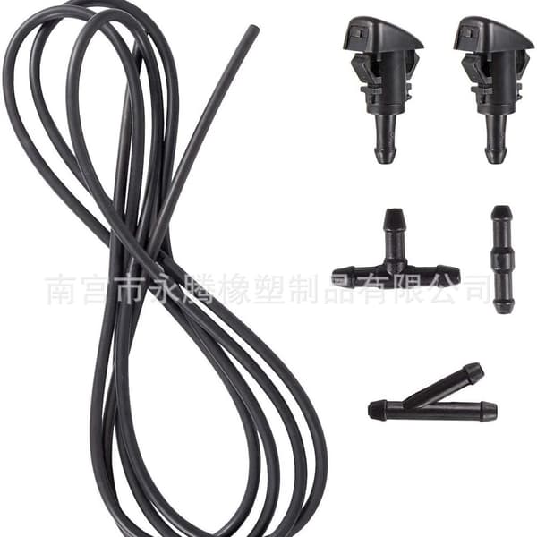 INF Spylerdyse-sett - 2 dyser, koblinger og 3 m slange for Chrysler Dodge Jeep Ram